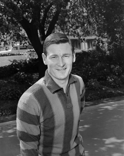 Portrait of Graham Arthur, Hawthorn Football Player, Melbourne, Victoria, Nov 1958