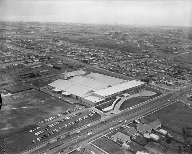 Nicholas Pty Ltd, Aerial View of Factory, Chadstone, Victoria, Jan 1959