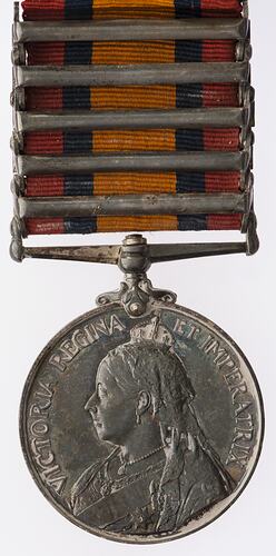 Medal - Queen's South Africa Medal 1899-1902, Queen Victoria, Great Britain, 1902 - Obverse