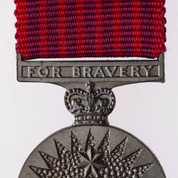 Medal Miniature - Bravery Medal, Specimen, Australia, 1975 - Obverse
