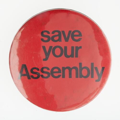 Badge - Save Your Assembly