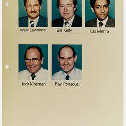 Page - Kodak Australasia Pty Ltd, Camera Reel & Sundries Department Staff Portraits, 1979