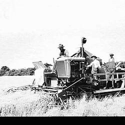 Photograph - H.V. McKay Massey Harris, Farm Equipment Manufacture & Field Trials, Broad Chalke, Salisbury, Wiltshire, England, 1934