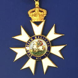 Medal - Insignia of the Order of St Michael & St George Knight Grand Cross, Sir Frederick McCoy, 1891