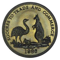 Medal - Armstrong Shoe Mart, Frankston, 1986 AD