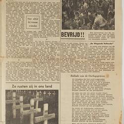 Newspaper Page - 'De Vliegende Hollander' ('The Flying Dutchman'), The Netherlands, Sep 1944