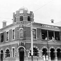 Negative - Commercial Hotel, Camperdown, Victoria, circa 1925