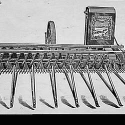 Photograph - H.V. McKay Pty Ltd, Sunlight Header Front Fitted with Crop-lifter Fingers, Sunshine, Victoria, Aug 1920