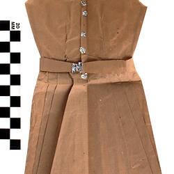 Dolls Dress - Brown Paper