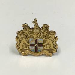 Cufflink - Left, K.G. Luke, City of Melbourne, Gold, Melbourne, Victoria, circa 1960