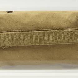 Canvas carry bag for air raid respirator.