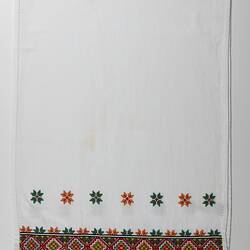 Kneeling Cloth - Hand Embroidered, Natalie Senjov-Makohon, Melbourne, 1976