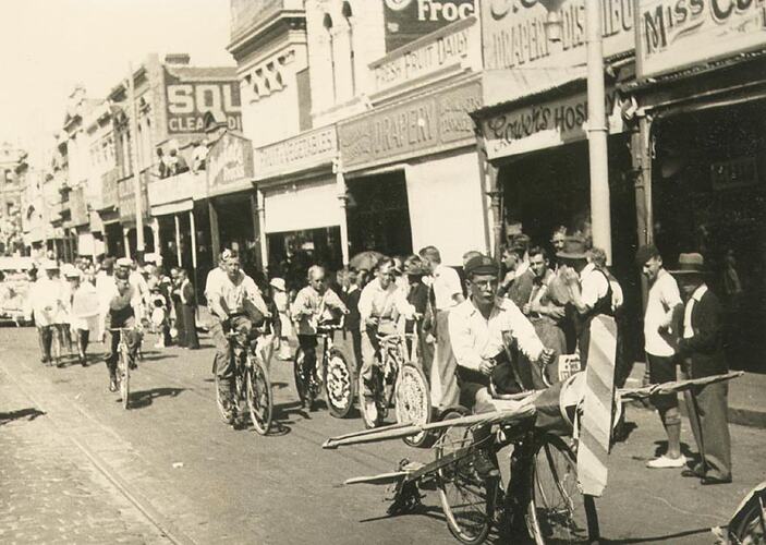 Photograph - Street Parade, Ballarat, 1935