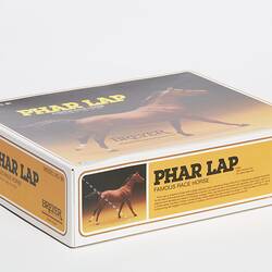 Boxed plastic model kit for a brown horse.
