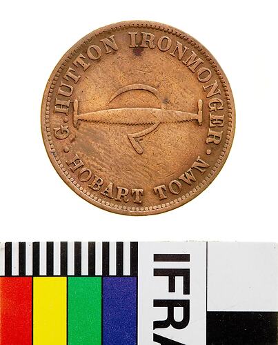 G. Hutton Token Halfpenny