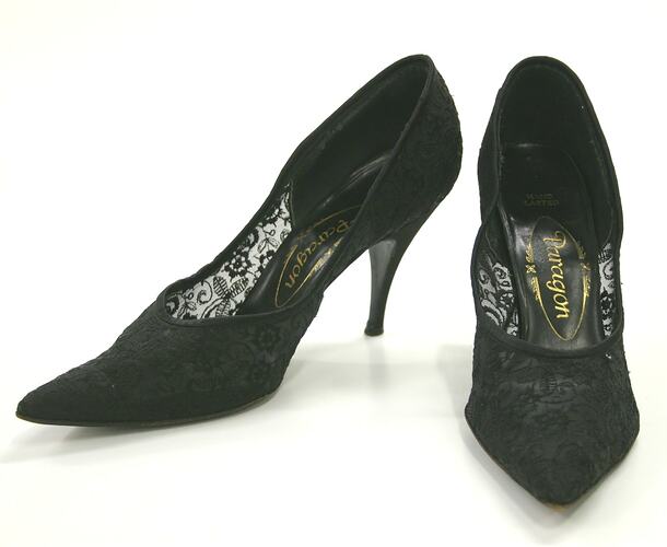 Pair of Shoes - Paragon - Black Lace