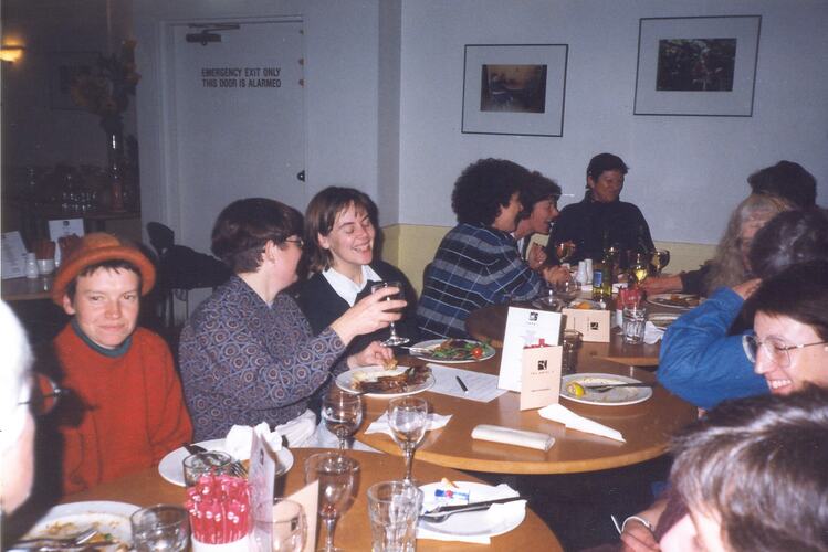 Dinner at the 1997 Bendigo Women on Farms Gathering