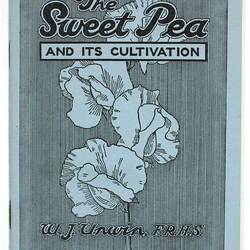 Catalogue - Supplement 'The Sweet Pea and its Cultivation', W J Unwin, 1936