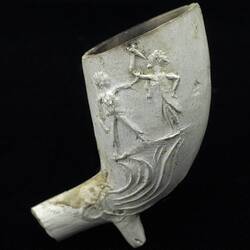 Smoking Pipe - Kaolin, Moulded, Squatters Bungaree, after 1838 (Fragment)