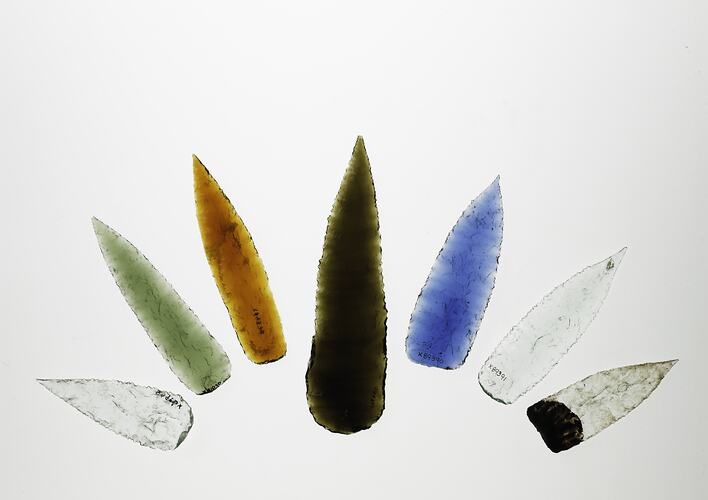Group of Kimberly Points, Australia (laid in in semi-circle)