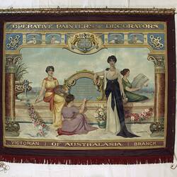 Banner for Operative Painters & Decorators Union of Australasia, 1915