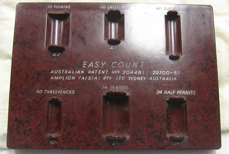 Money Sorter - circa 1966 - Reference image