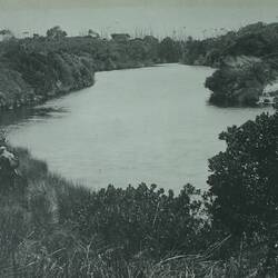 Photograph - Blow-hole Creek, King Island, 1887