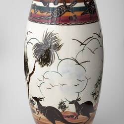 Vase - Helen Ilich for Guy Boyd Studio, Aboriginal Design, 1956-1957
