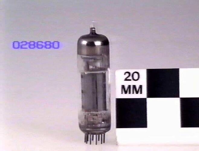 Electronic Valve - "Super Radiotron", Triode Pentode, Type 6BM8, 1960s.