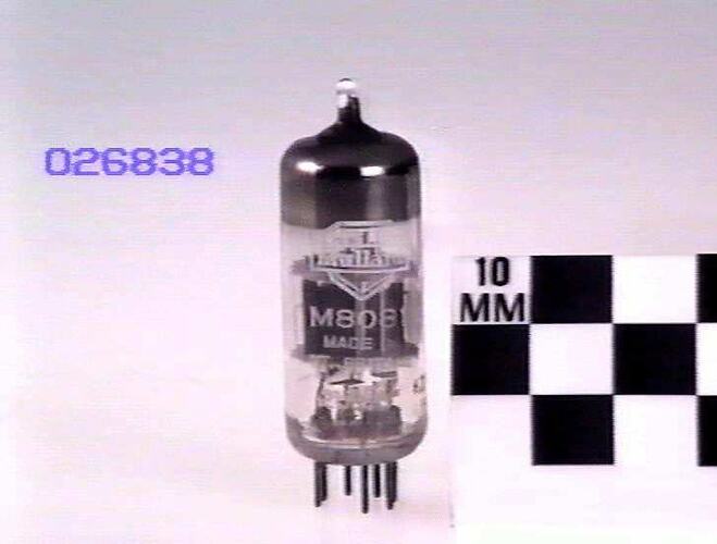 Electronic Valve - Mullard, Twin Triode, Type M8081, 1965