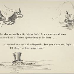 Illustrated page from a children's book.