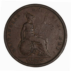 Coin - Penny, William IV, Great Britain, 1837 (Reverse)