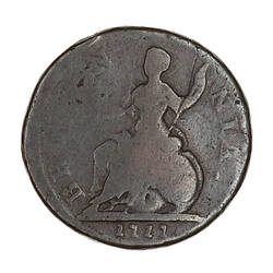 Coin - Farthing, George I, Great Britain, 1717