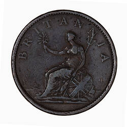 Coin - Penny, George III, Great Britain, 1806 (Reverse)