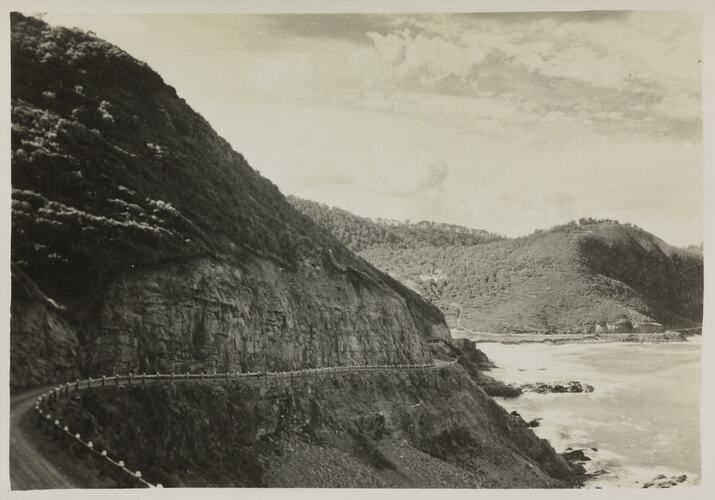 Photograph - Coastal Landscape, Great Ocean Road, Victoria, 1930s