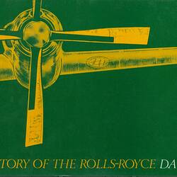 Descriptive Booklet - Rolls-Royce Limited, ' History Of The Rolls-Royce Dart', 1969