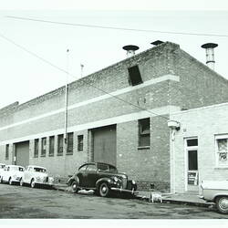 Photograph - Kodak Australasia Pty Ltd, Streetscape of Factory Building in Flockhart Street, Kodak Factory, Abbotsford, 1961