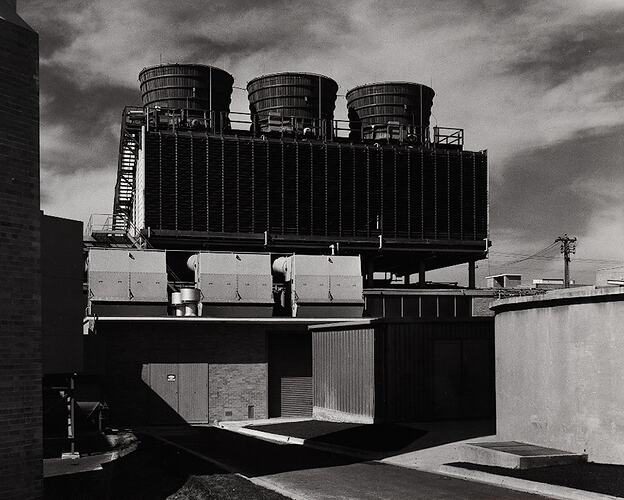 Kodak Australasia Pty Ltd, Evaporative Water Cooling Towers, Building 11, Power House, Kodak Factory, Coburg, 1964
