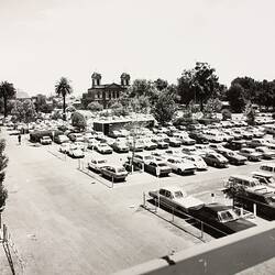 Photograph - Western Section of Northern Car Park, Exhibition Building, Melbourne, 1977