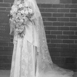 Digital Photograph - Wedding Portrait, Eva Crocker Orr, Yarraville, 1948