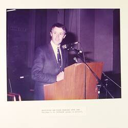 Photograph - Programme '84, Dedication of New Floor, Great Hall, Royal Exhibition Buildings, 26 February 1985