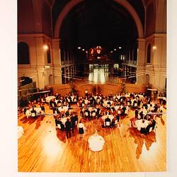 Photograph - Dining, At Home to Ken Christian and John Elden, Royal Exhibition Building, 18 May 1985
