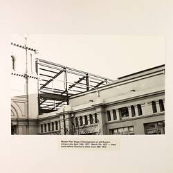 Photograph - Development Old Eastern Annexe, Exhibition Building, Melbourne, 29 Jun 1972