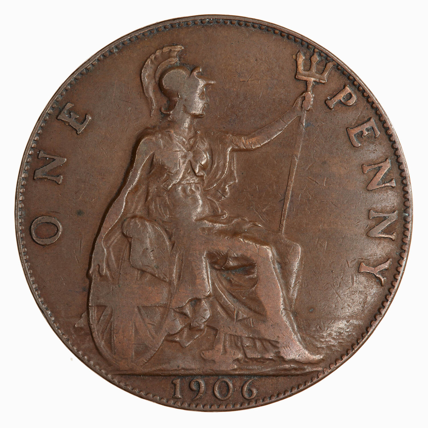 Coin Penny Edward VII Great Britain 1906   413170 Medium 