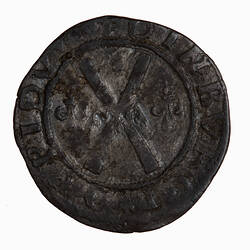 Coin - Bawbee, James V, Scotland, 1538-1542 (Reverse)