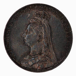 Coin - Groat (Maundy), Queen Victoria, Great Britain, 1892 (Obverse)