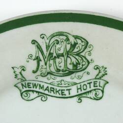 Plate - Newmarket Hotel, Newmarket, 1900-1958
