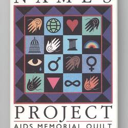 Badge - 'Names Project', AIDS Memorial Quilt, 1993