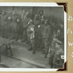 Photograph - Batavian Medical Workers Waiting for Survivors, Batavia,  World War II, 1941-1942