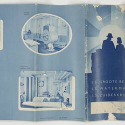 Accommodation Plan - Netherlands Ministry of Transport, SS Groote Beer, SS Waterman & SS Zuiderkruis